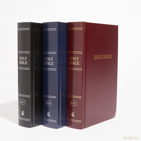 KJV, Pew Bible, Large Print, Hardcover, Burgundy, Red Letter, Comfort Print - Thomas Nelson [KSIĄŻKA]
