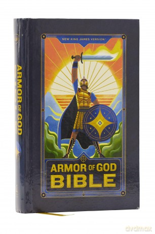 NKJV Armor of God Bible, Hardcover (Children's Bible, Red Letter, Comfort Print, Holy Bible): New King James Version: Nkjv Armor of God Bible, Children's Bible, Red Letter, Comfort Print - Thomas Nelson [KSIĄŻKA]