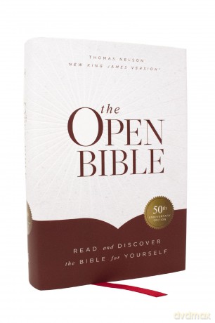 The Open Bible: Read and Discover the Bible for Yourself (NKJV, Hardcover, Red Letter, Comfort Print): The Open Bible: Nkjv, Read and Discover the Bible for Yourself, Red Letter, Comfort Print - Thomas Nelson [KSIĄŻKA]