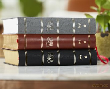 The Open Bible: Read and Discover the Bible for Yourself (NKJV, Hardcover, Red Letter, Comfort Print): The Open Bible: Nkjv, Read and Discover the Bible for Yourself, Red Letter, Comfort Print - Thomas Nelson [KSIĄŻKA]