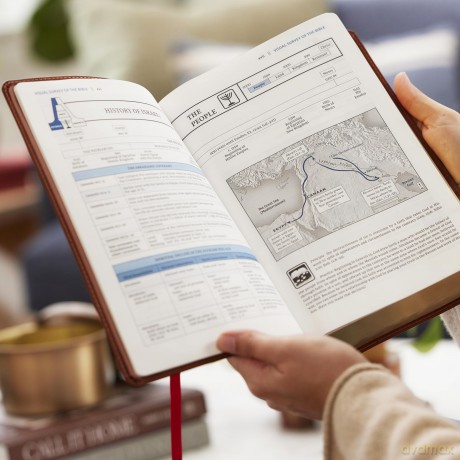 The Open Bible: Read and Discover the Bible for Yourself (NKJV, Hardcover, Red Letter, Comfort Print): The Open Bible: Nkjv, Read and Discover the Bible for Yourself, Red Letter, Comfort Print - Thomas Nelson [KSIĄŻKA]