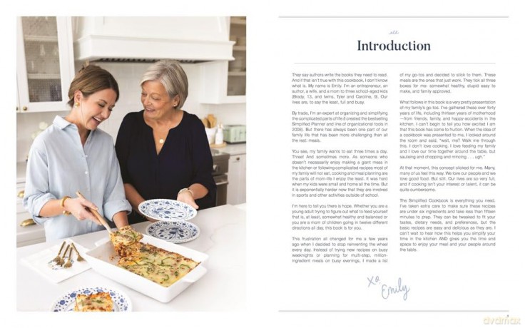 The Simplified Cookbook: Delicious Meals with Effortless Prep (60 Recipes + 60 Assembly Meals) - The Perfect Gifts for Busy Moms and Dads - Emily Ley [KSIĄŻKA]