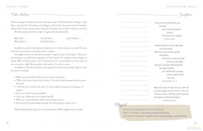 The Trust Journey: Heal from Broken Trust with Others, Yourself, and God (A Guided Journal to Use Alongside I Want to Trust You, but I Don't) - Lysa TerKeurst [KSIĄŻKA]