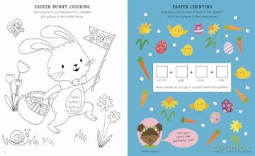 10-Minute Easter Activities: With Stencils, Press-Outs, and Stickers!: With Press-out Pieces and more than 100 Stickers! - Helen Hughes [KSIĄŻKA]