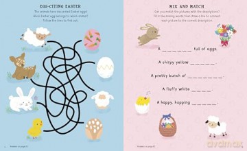 10-Minute Easter Activities: With Stencils, Press-Outs, and Stickers!: With Press-out Pieces and more than 100 Stickers! - Helen Hughes [KSIĄŻKA]