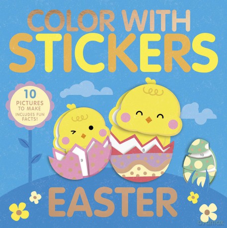 Color With Stickers: Easter: Create 10 Pictures with Stickers! - Mary Butler [KSIĄŻKA]