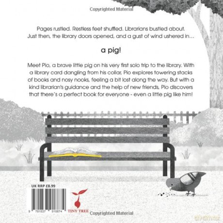A Book for Pio: A Beautifully Illustrated Story About a Pig and a Library - Susie Oh [KSIĄŻKA]