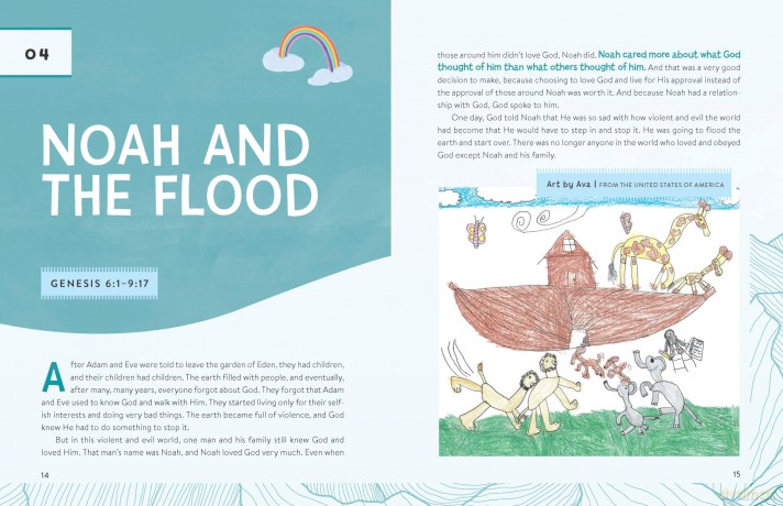 Love God Greatly Bible Storybook: With Illustrations from Children Around the World - Love God Greatly [KSIĄŻKA]
