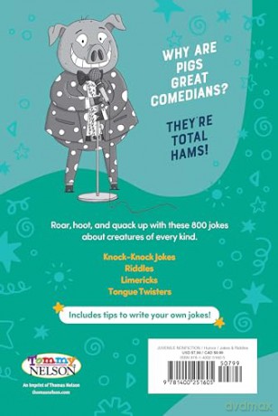 You Quack Me Up: 800 Animal Jokes for Kids - Tommy Nelson [KSIĄŻKA]