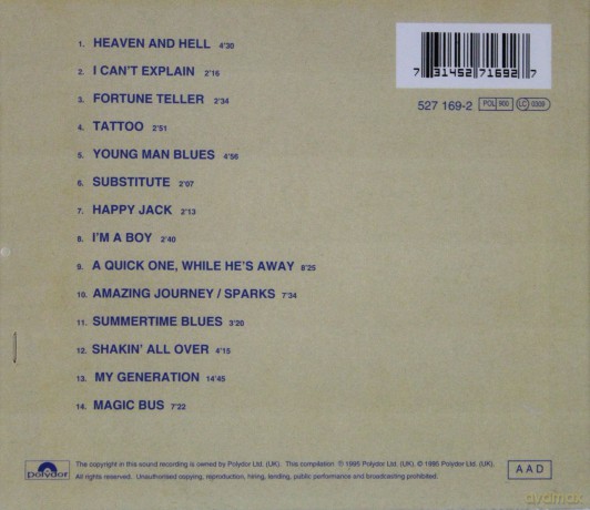 The Who: Live At Leeds -25th Anniversary [CD]