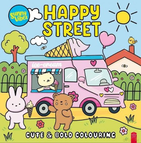Happy Street: 2 (Sunny Vibes Colouring) - Sunny Vibes [KSIĄŻKA]