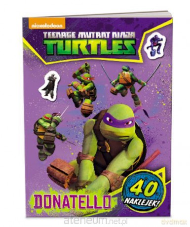 Wojownicze Żółwie Ninja. Donatello. [KSIĄŻKA]