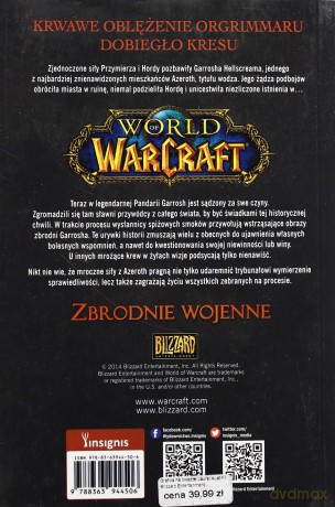 World of Warcraft: Zbrodnie wojenne [KSIĄŻKA]