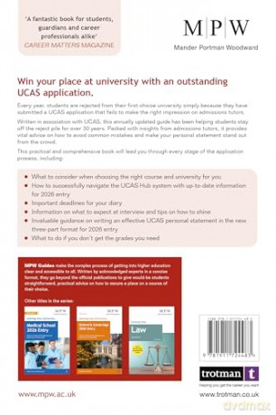 Getting into University: How to Complete your UCAS Application 2026 Entry: Create a Standout UCAS Application and Secure Your University Place - Ryan Moran [KSIĄŻKA]