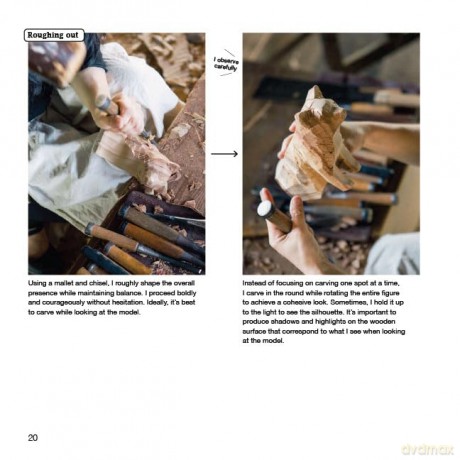 A Beginner's Guide to Animal Woodcarving: Learn to Sculpt Lifelike Figures from a Japanese Master (Detailed Instructions for 5 Projects!) - Mio Hashimoto [KSIĄŻKA]