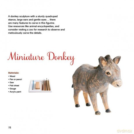 A Beginner's Guide to Animal Woodcarving: Learn to Sculpt Lifelike Figures from a Japanese Master (Detailed Instructions for 5 Projects!) - Mio Hashimoto [KSIĄŻKA]