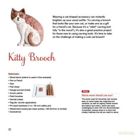 A Beginner's Guide to Animal Woodcarving: Learn to Sculpt Lifelike Figures from a Japanese Master (Detailed Instructions for 5 Projects!) - Mio Hashimoto [KSIĄŻKA]