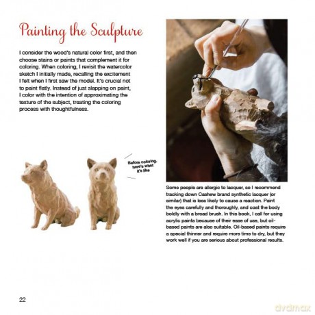 A Beginner's Guide to Animal Woodcarving: Learn to Sculpt Lifelike Figures from a Japanese Master (Detailed Instructions for 5 Projects!) - Mio Hashimoto [KSIĄŻKA]