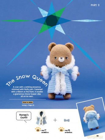 Crochet Cute Amigurumi Animals with Mix-and-Match Outfits: 76 Easy-to-follow Patterns Using Clear Japanese-style Crochet Charts - The Halations [KSIĄŻKA]