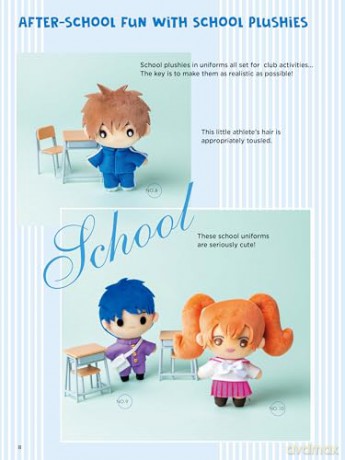 Cute Plushie and Mochi Dolls: Sweet Manga-style Kawaii Characters to Sew - Eriko Teranishi [KSIĄŻKA]