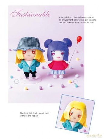 Cute Plushie and Mochi Dolls: Sweet Manga-style Kawaii Characters to Sew - Eriko Teranishi [KSIĄŻKA]