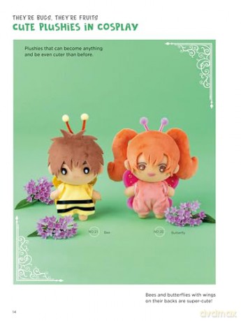 Cute Plushie and Mochi Dolls: Sweet Manga-style Kawaii Characters to Sew - Eriko Teranishi [KSIĄŻKA]