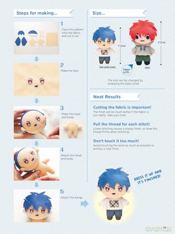 Cute Plushie and Mochi Dolls: Sweet Manga-style Kawaii Characters to Sew - Eriko Teranishi [KSIĄŻKA]
