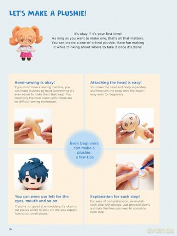 Cute Plushie and Mochi Dolls: Sweet Manga-style Kawaii Characters to Sew - Eriko Teranishi [KSIĄŻKA]