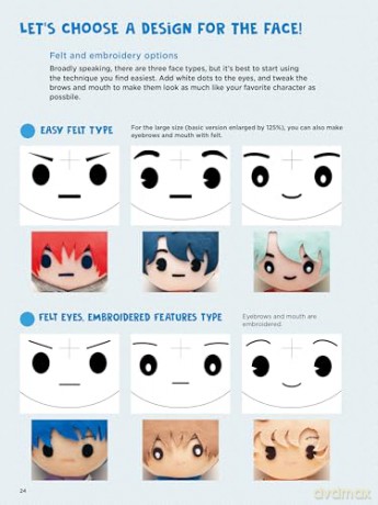 Cute Plushie and Mochi Dolls: Sweet Manga-style Kawaii Characters to Sew - Eriko Teranishi [KSIĄŻKA]