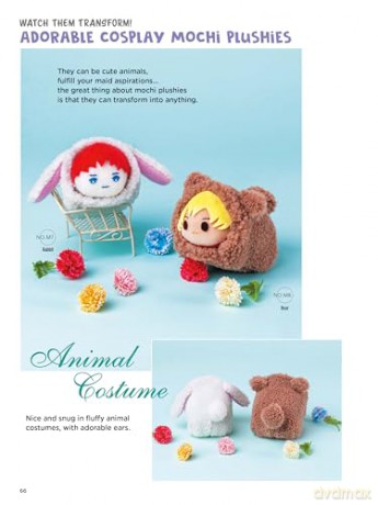 Cute Plushie and Mochi Dolls: Sweet Manga-style Kawaii Characters to Sew - Eriko Teranishi [KSIĄŻKA]