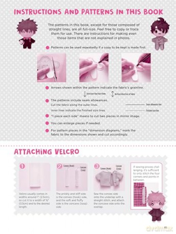 Cute Plushie and Mochi Dolls: Sweet Manga-style Kawaii Characters to Sew - Eriko Teranishi [KSIĄŻKA]
