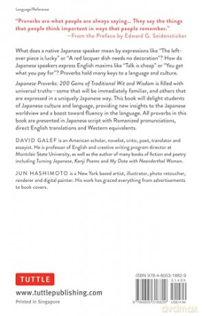 Japanese Proverbs: 200 Gems of Traditional Wit and Wisdom - David Galef [KSIĄŻKA]