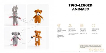 Kawaii Crocheted Animals: 35 Adorable Amigurumi Critters - Marie-Noelle Bayard [KSIĄŻKA]