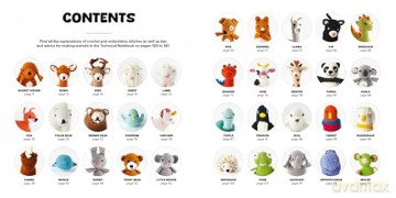 Kawaii Crocheted Animals: 35 Adorable Amigurumi Critters - Marie-Noelle Bayard [KSIĄŻKA]