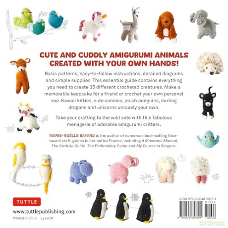 Kawaii Crocheted Animals: 35 Adorable Amigurumi Critters - Marie-Noelle Bayard [KSIĄŻKA]