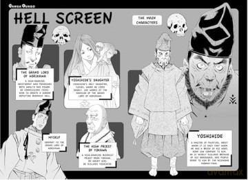 Ryunosuke Akutagawa's Hell Screen: The Manga Edition (Tuttle Japanese Classics In Manga) - Ryunosuke Akutagawa [KSIĄŻKA]