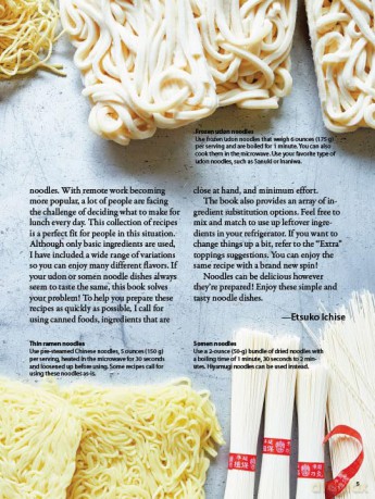 The 5-Minute Japanese Noodles Cookbook: Ramen, Soba, Udon, Somen and More! - Etsuko Ichise [KSIĄŻKA]