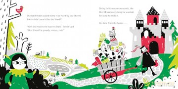 Robin Hood: A forest folktale for little rebels (Rebel Fairytales) - Bethan Woollvin [KSIĄŻKA]