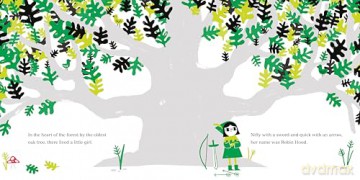 Robin Hood: A forest folktale for little rebels (Rebel Fairytales) - Bethan Woollvin [KSIĄŻKA]