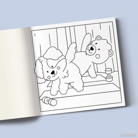 Cuties: Cute Kawaii Colouring Book for Teens and Adults Featuring Adorable Animals, Purmaids and Cosy Scenes (My Little Cosy Life) - Caro Van Den Berg [KSIĄŻKA]