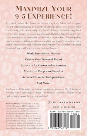 The Financial Abundance Blueprint: A Black Woman's Guide to Achieve Financial Literacy, Build a Successful Career, and Break Boundaries - Amanda Henry [KSIĄŻKA]