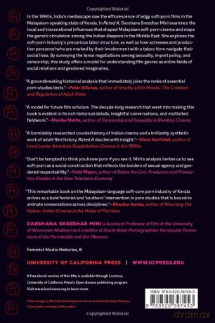 Rated A: Soft-Porn Cinema and Mediations of Desire in India: 8 (Feminist Media Histories) - Darshana Mini [KSIĄŻKA]