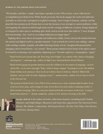 Once When Green: Poems (Juniper Prize for Poetry) - Mark Irwin [KSIĄŻKA]