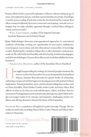 Quiet Methodologies: Humility in the Humanities - Suzanne Bost [KSIĄŻKA]