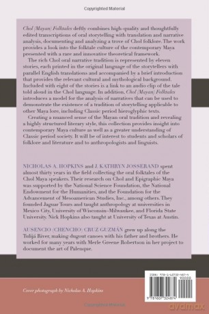 Chol (Mayan) Folktales: A Collection of Stories from the Modern Maya of Southern Mexico - Nicholas A. Hopkins [KSIĄŻKA]