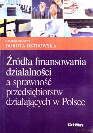 Żródła finansowania działalności [KSIĄŻKA]