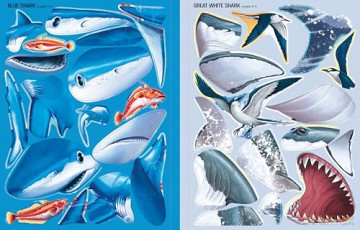 Build Your Own Sharks: Learn about Sharks and Other Marine Creatures through Stickers in a Fun and Interactive Way (Build Your Own Sticker Book) - Sam Smith [KSIĄŻKA]
