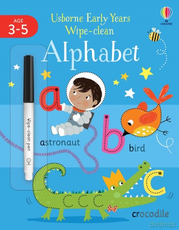 Early Years Wipe-Clean Alphabet: 1 (Usborne Early Years Wipe-clean) - Jessica Greenwell [KSIĄŻKA]