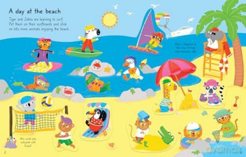 First Sticker Book Summer: An Interactive Activity Book with Animal Friends, Sandcastles and Camping. Containing over 150 Stickers for Kids' Fun in the Sun - Felicity Brooks [KSIĄŻKA]