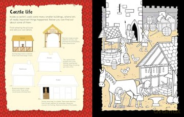 Knights and Castles Colouring and Activity Book (Colouring and Activity Books) - Kirsteen Robson [KSIĄŻKA]